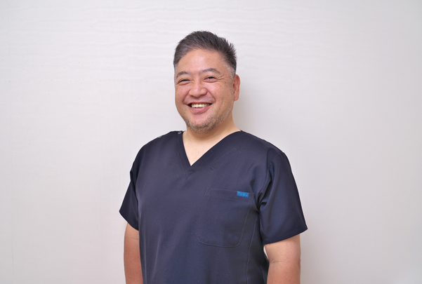 笑顔の院長