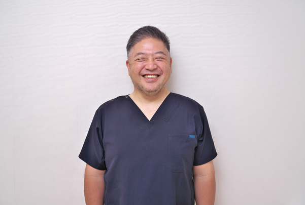 笑顔の院長